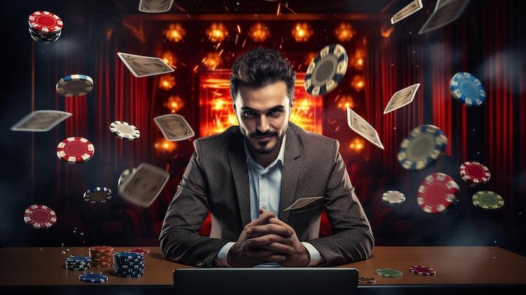 Antarmuka permainan Andar Bahar live dealer di toinktoto dengan kartu dan prediksi sisi Andar Bahar
